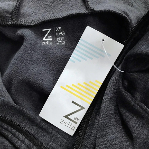 Z By Zella NWT Zip Up Hooded Track Jacket for Girls S *Pls See Description* - Picture 10 of 11